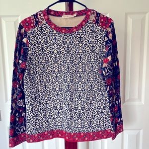 Tory Burch Cotton Printed Sweatshirt